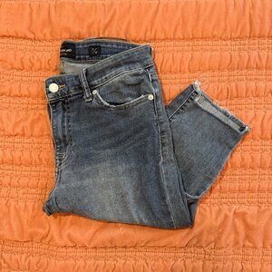 Lucky Brand 🍀 High Waist Skinny Jeans Raw Hem Women's Size 6 / 28